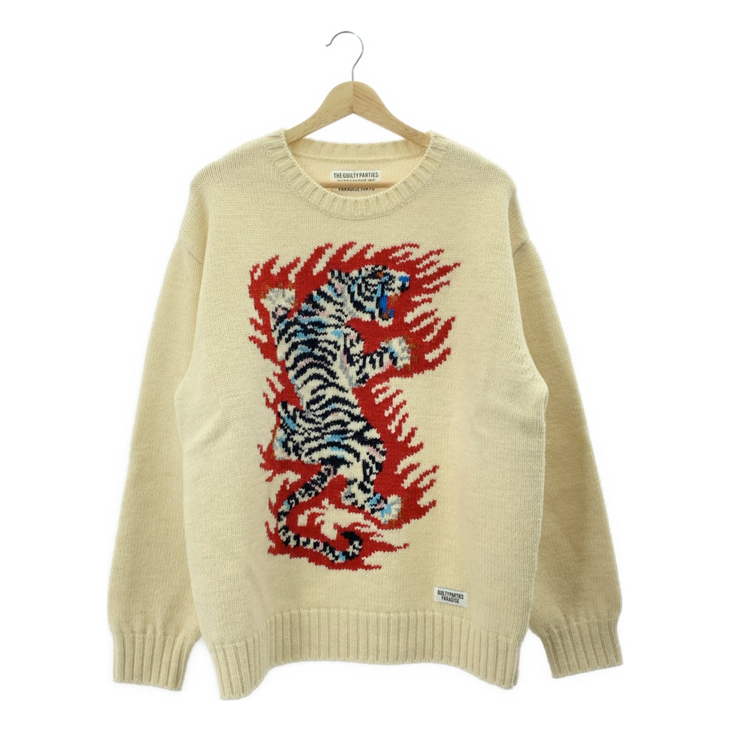 WACKO MARIA / ワコマリア | 2022AW | TIM LEHI / INTARSIA CREW NECK SWEATER プルオーバー ニット | M | メンズ