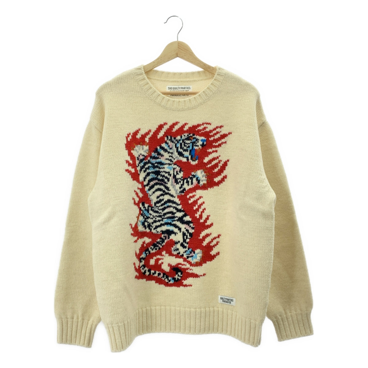 WACKO MARIA / ワコマリア | 2022AW | TIM LEHI / INTARSIA CREW NECK SWEATER プルオーバー ニット | M | メンズ