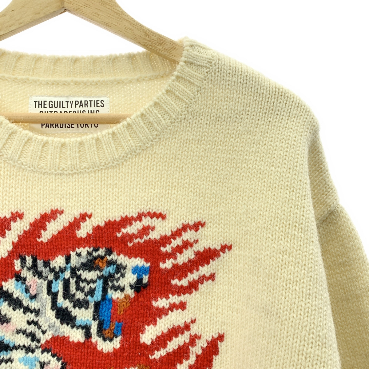 WACKO MARIA TIM LEHI KNIT SWEATER Mワコマリア WACKO MARIA / ワコマリア | 2022AW | TIM LEHI / INTARSIA CREW NECK