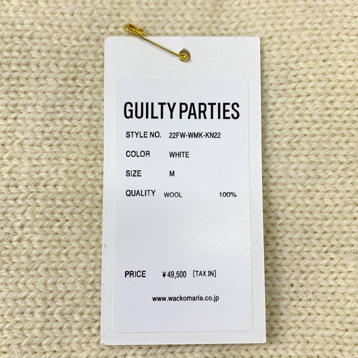 WACKO MARIA / ワコマリア | 2022AW | TIM LEHI / INTARSIA CREW NECK SWEATER プルオーバー ニット | M | メンズ