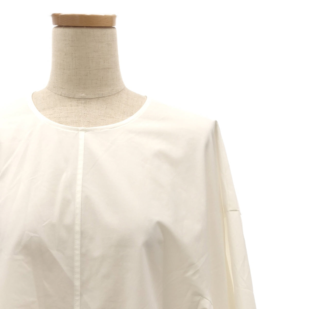 [Good Condition] LE PHIL / Lefil | 2024SS | SOLOTEX Flare Blouse | F | White | Women's