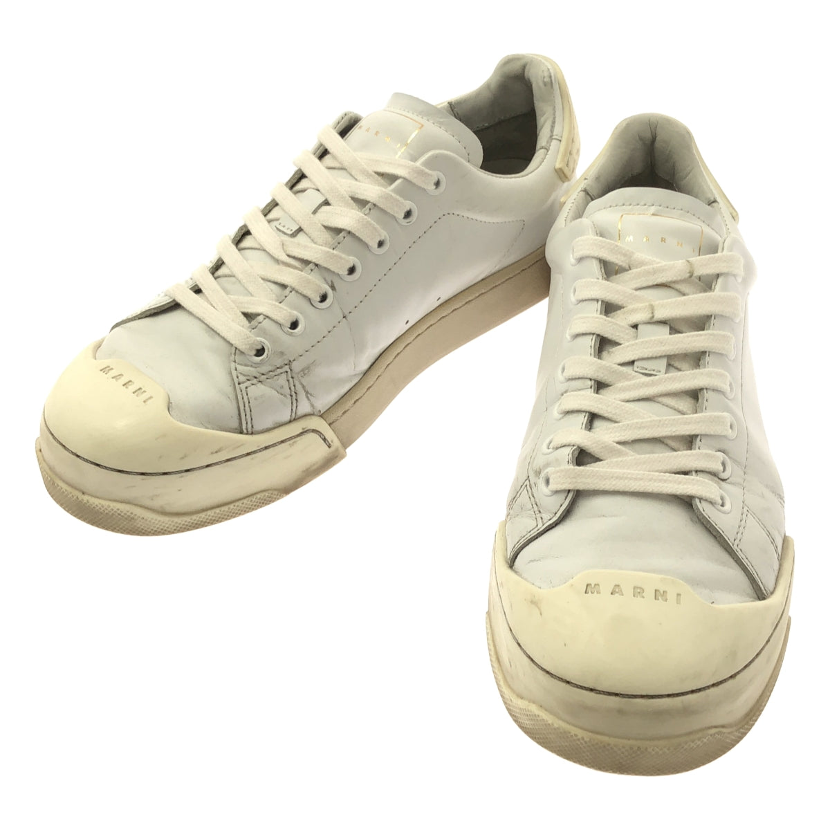 MARNI / マルニ | DADA BUMPER ダダ バンパー レザースニーカー | 24.5 | ホワイト | レディース
