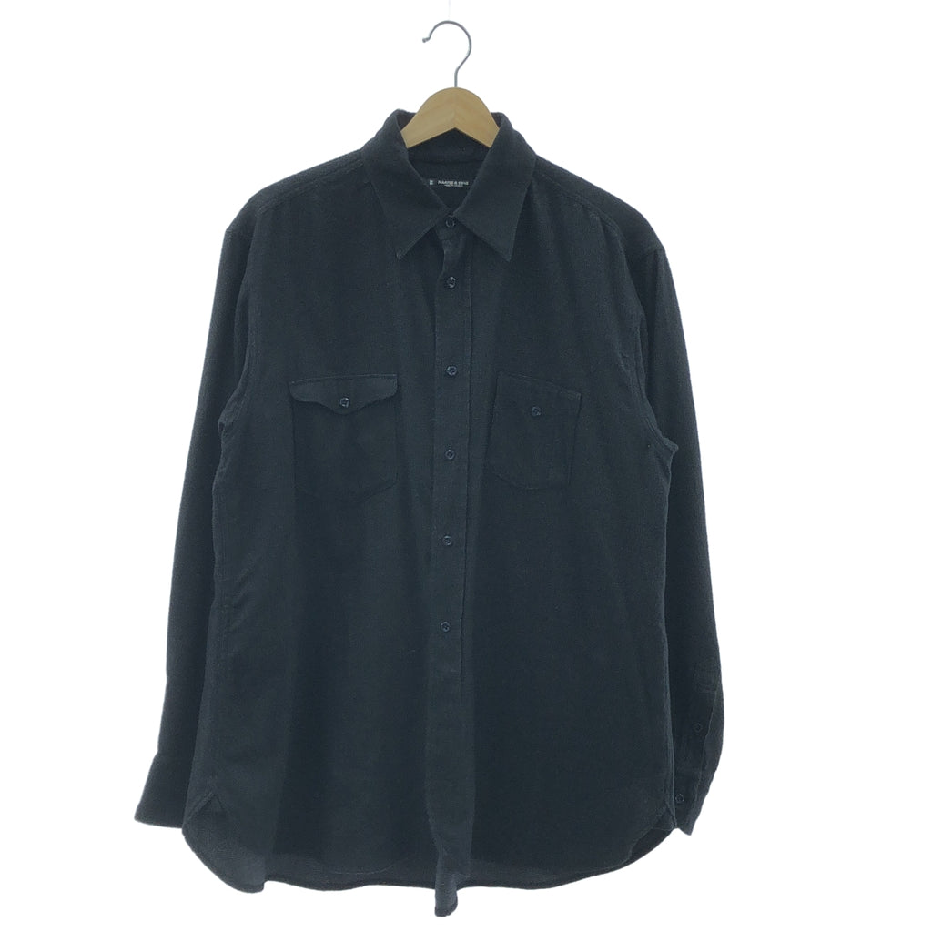 MAATEE &amp; SONS / 마티 &amp; 샌즈 | 2024AW | SILK GACHA POCKE WORK SHIRTS 실크 가챠 워크 셔츠 | 2 | 남성