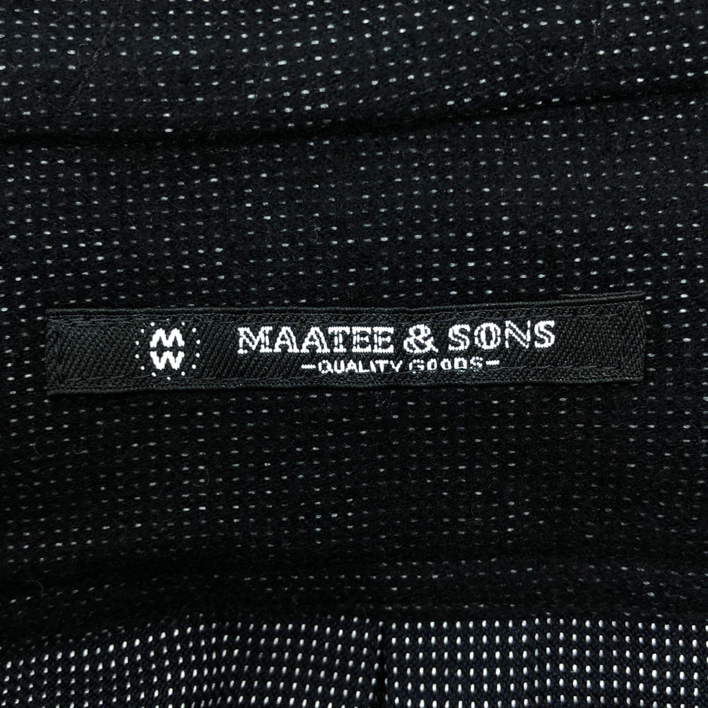 MAATEE &amp; SONS / 마티 &amp; 샌즈 | 2024AW | SILK GACHA POCKE WORK SHIRTS 실크 가챠 워크 셔츠 | 2 | 남성