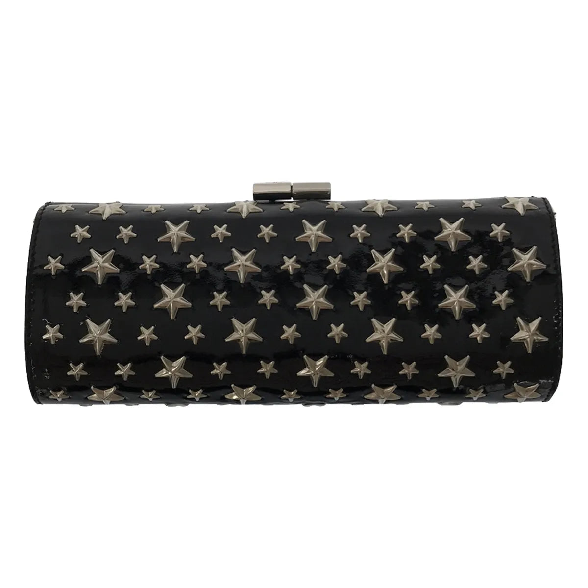 JIMMY CHOO / ジミーチュウ | スタースタッズ がま口 クラッチバッグ | ブラック | レディース
