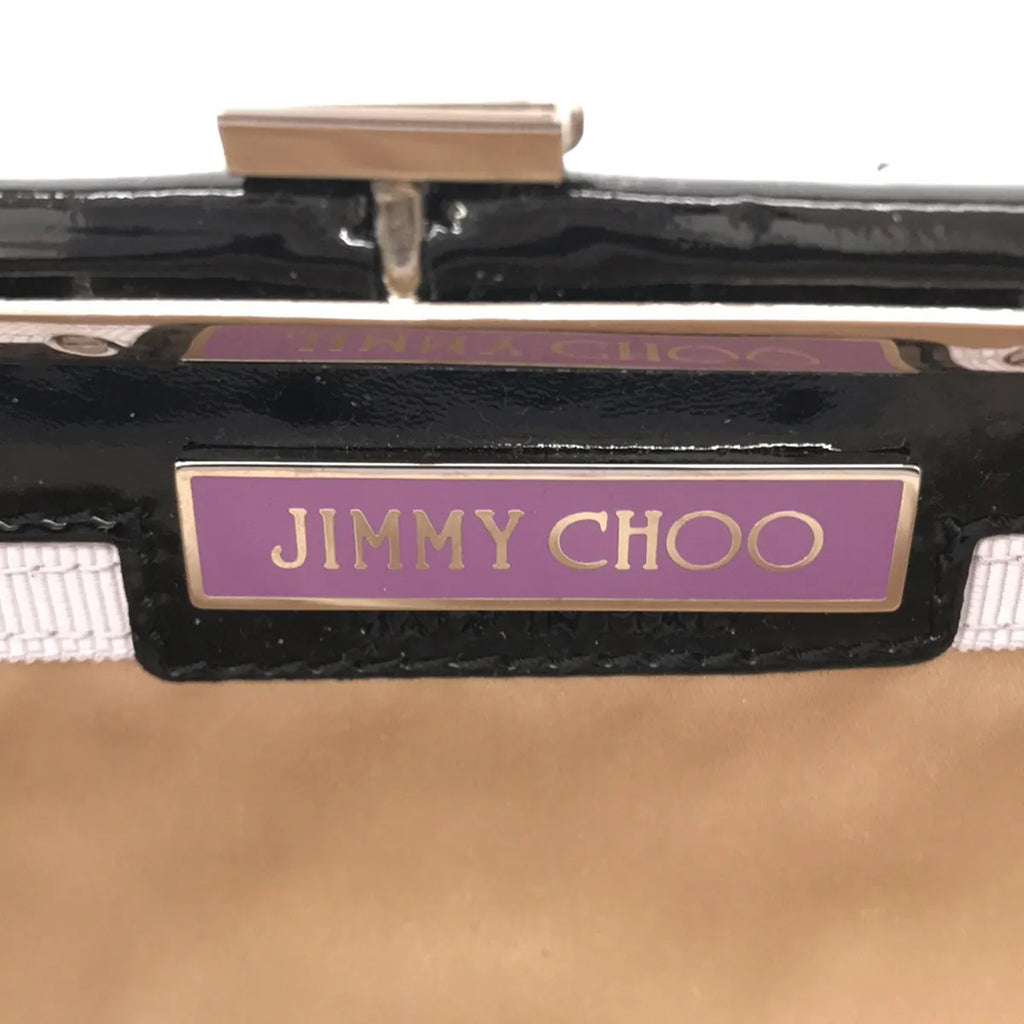 JIMMY CHOO / ジミーチュウ | スタースタッズ がま口 クラッチバッグ | ブラック | レディース