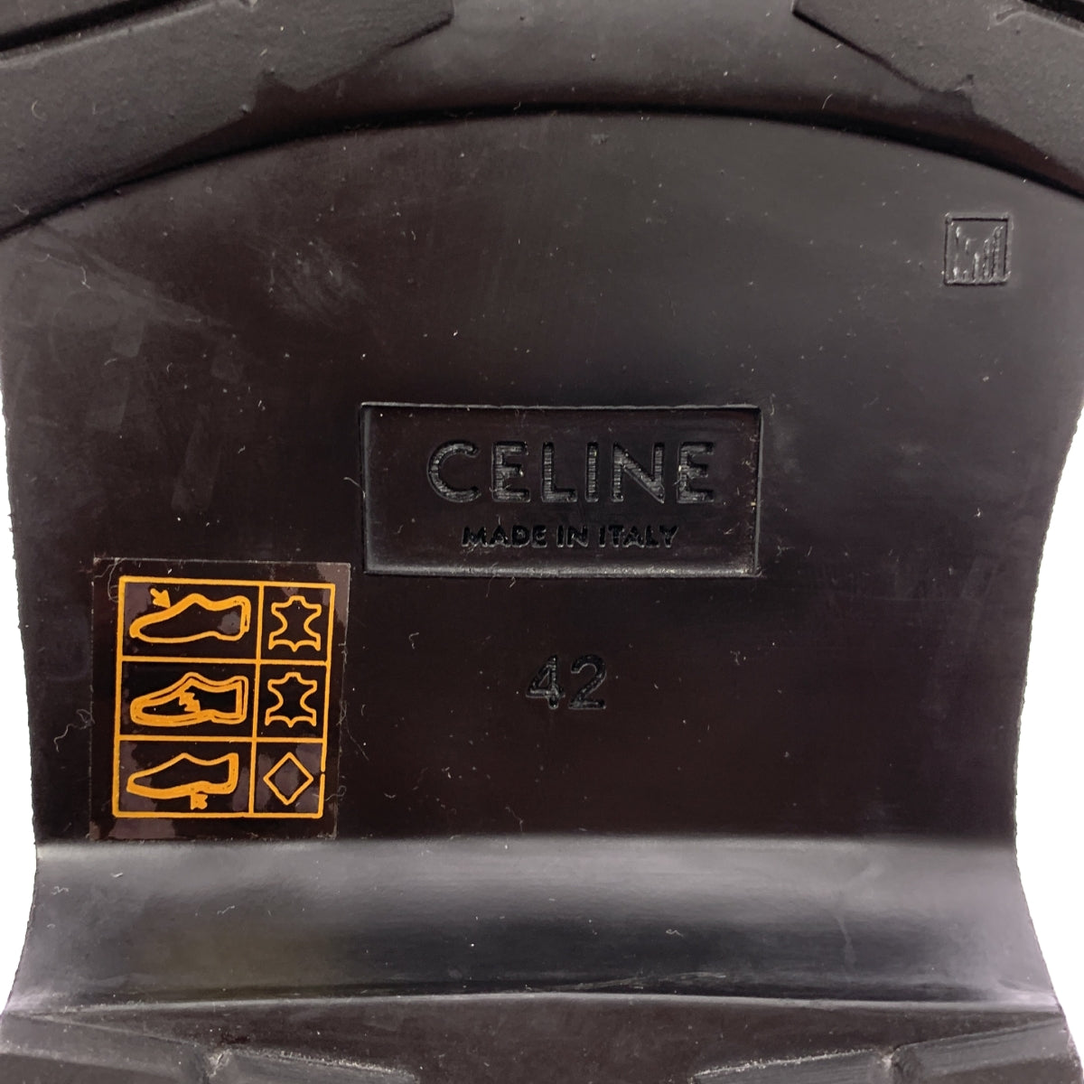 CELINE / セリーヌ | トリオンフ パンチング レンジャー レザー ダービー ドレスシューズ 革靴 | 42 | メンズ