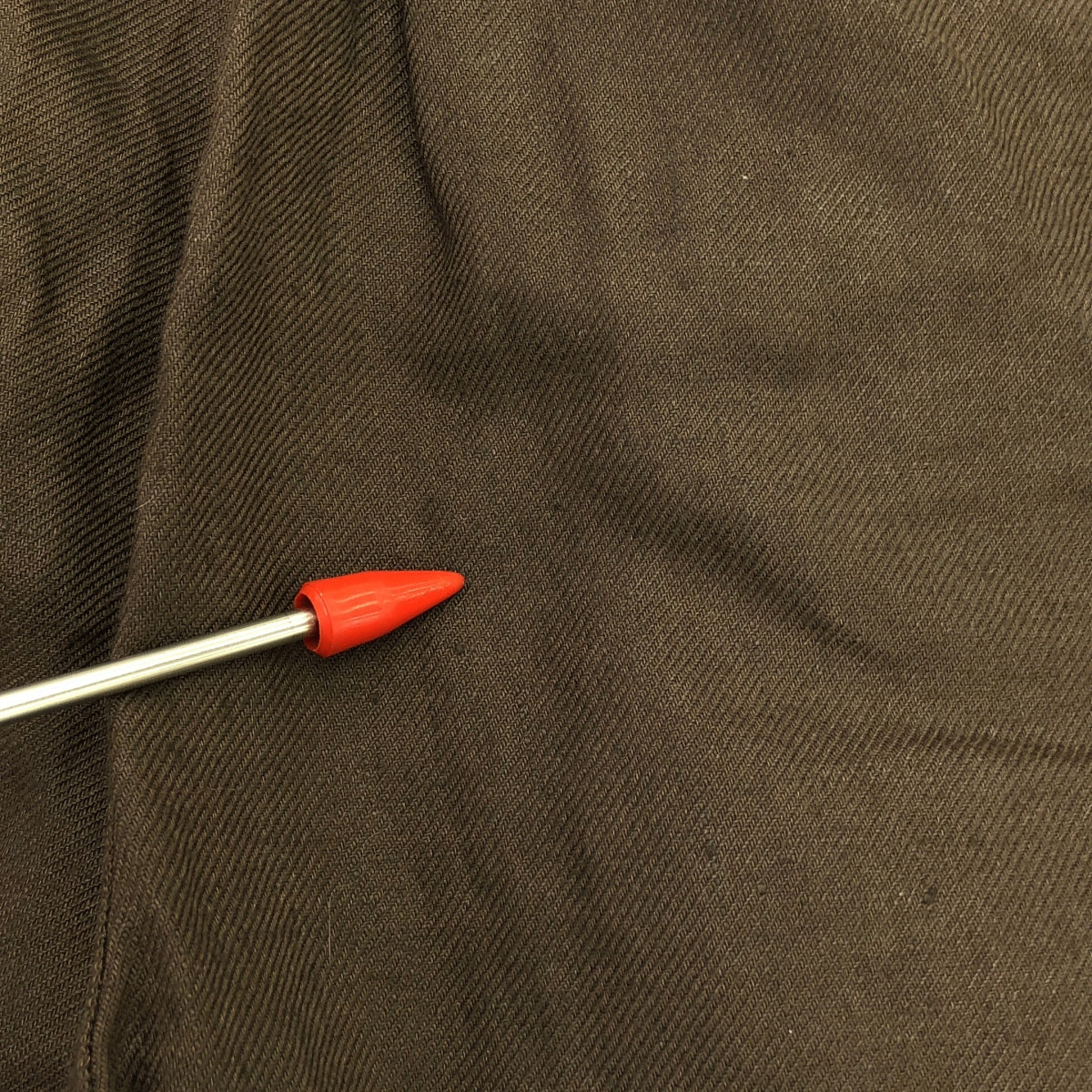 Framework / フレームワーク | リネン ツイル セミ ワイド パンツ | F | ブラウン | レディース