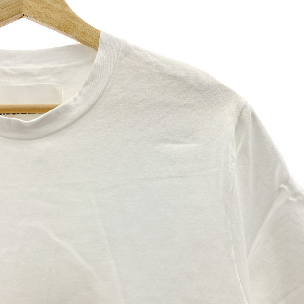 JIL SANDER / 질썬더 | 2023AW | 플레이트 로고 크루넥 티셔츠 컷소우 | M | 여성