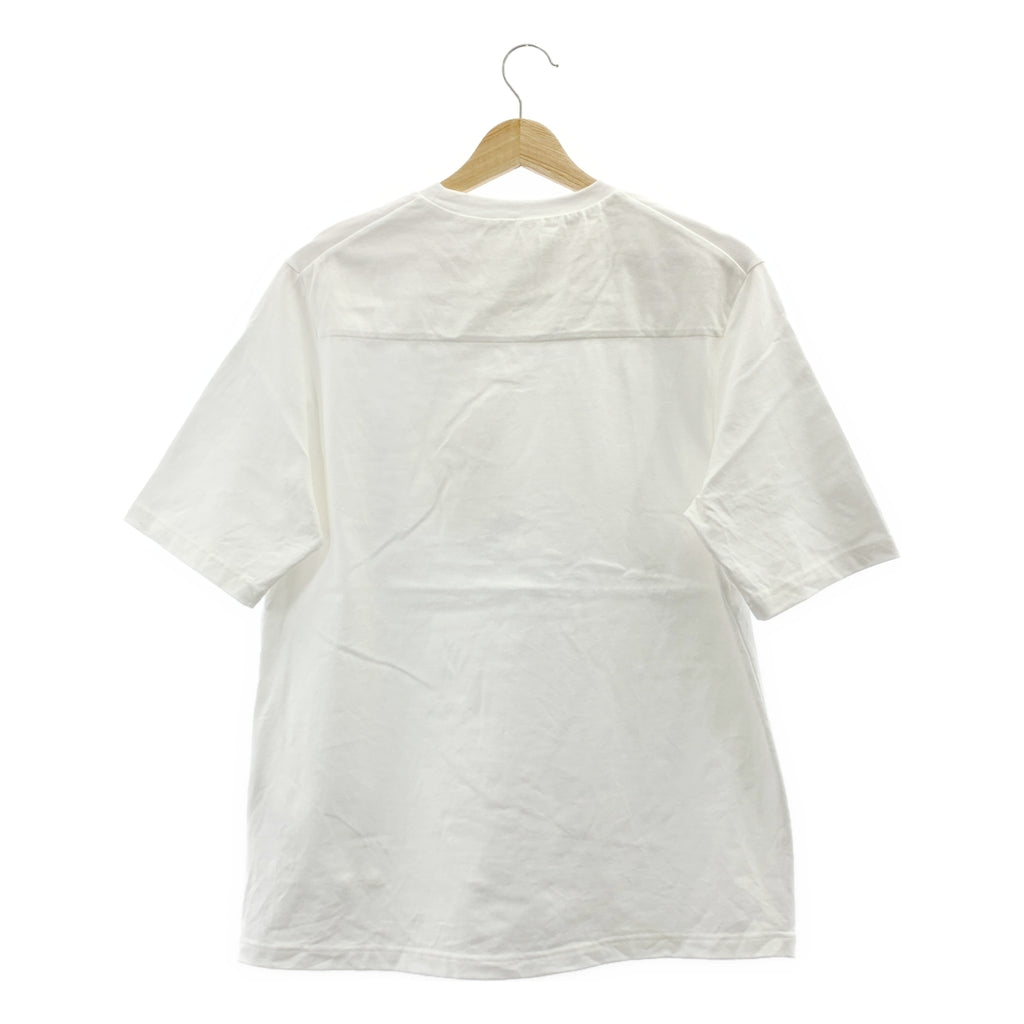 JIL SANDER / 질썬더 | 2023AW | 플레이트 로고 크루넥 티셔츠 컷소우 | M | 여성