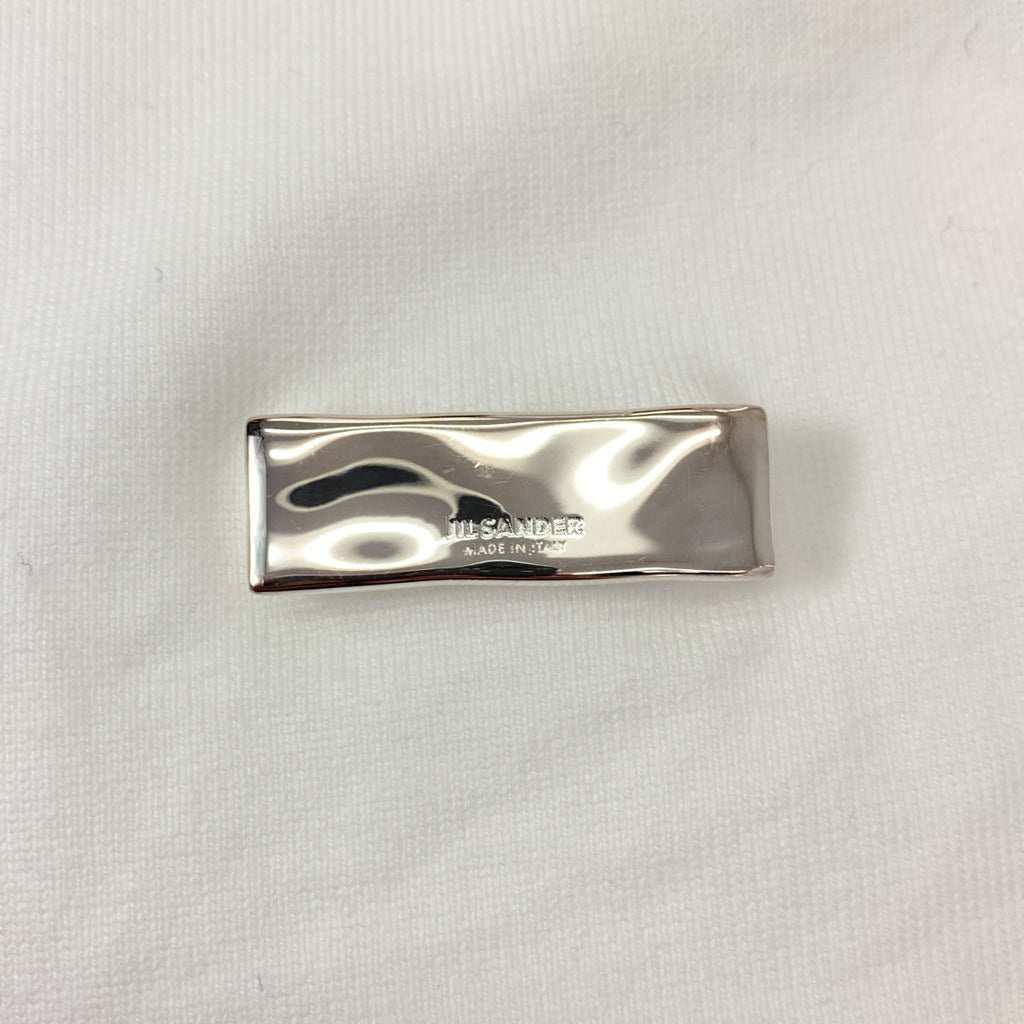 JIL SANDER / 질썬더 | 2023AW | 플레이트 로고 크루넥 티셔츠 컷소우 | M | 여성