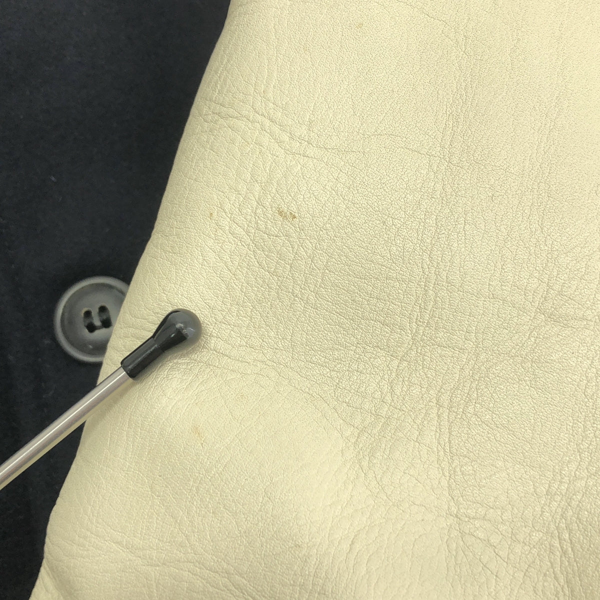 COMME des GARÇONS HOMME | 2012 秋冬 | Johnson Leathers 皮革邊飾運動外套 | SHOPBOP S 號 |海軍|男士