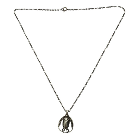 GEORG JENSEN / 조지 젠슨 | 실버 925 1990 이어 목걸이 |