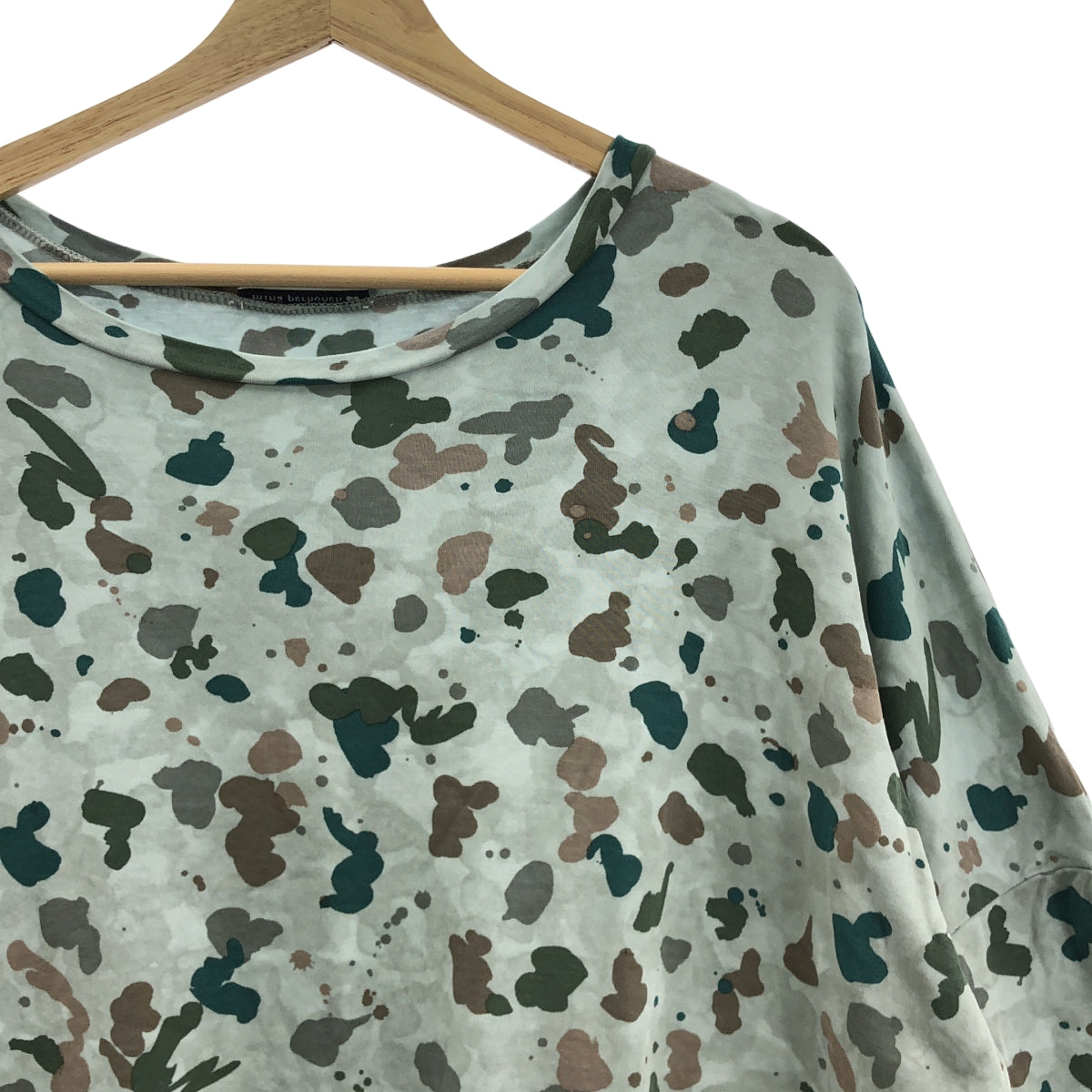 mina perhonen / ミナペルホネン | 2021AW | smile drop / スマイル ドロップ 総柄 カットソー | 38 |