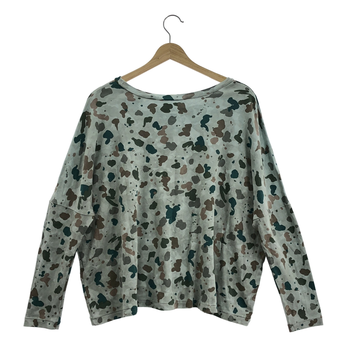 mina perhonen / ミナペルホネン | 2021AW | smile drop / スマイル ドロップ 総柄 カットソー | 38 |