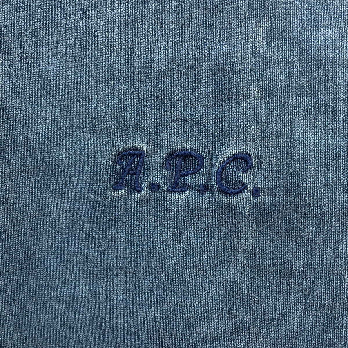 APC / A.P.C. | Dyed Logo T-Shirt Cut and Sewn | XS | Blue | Men's