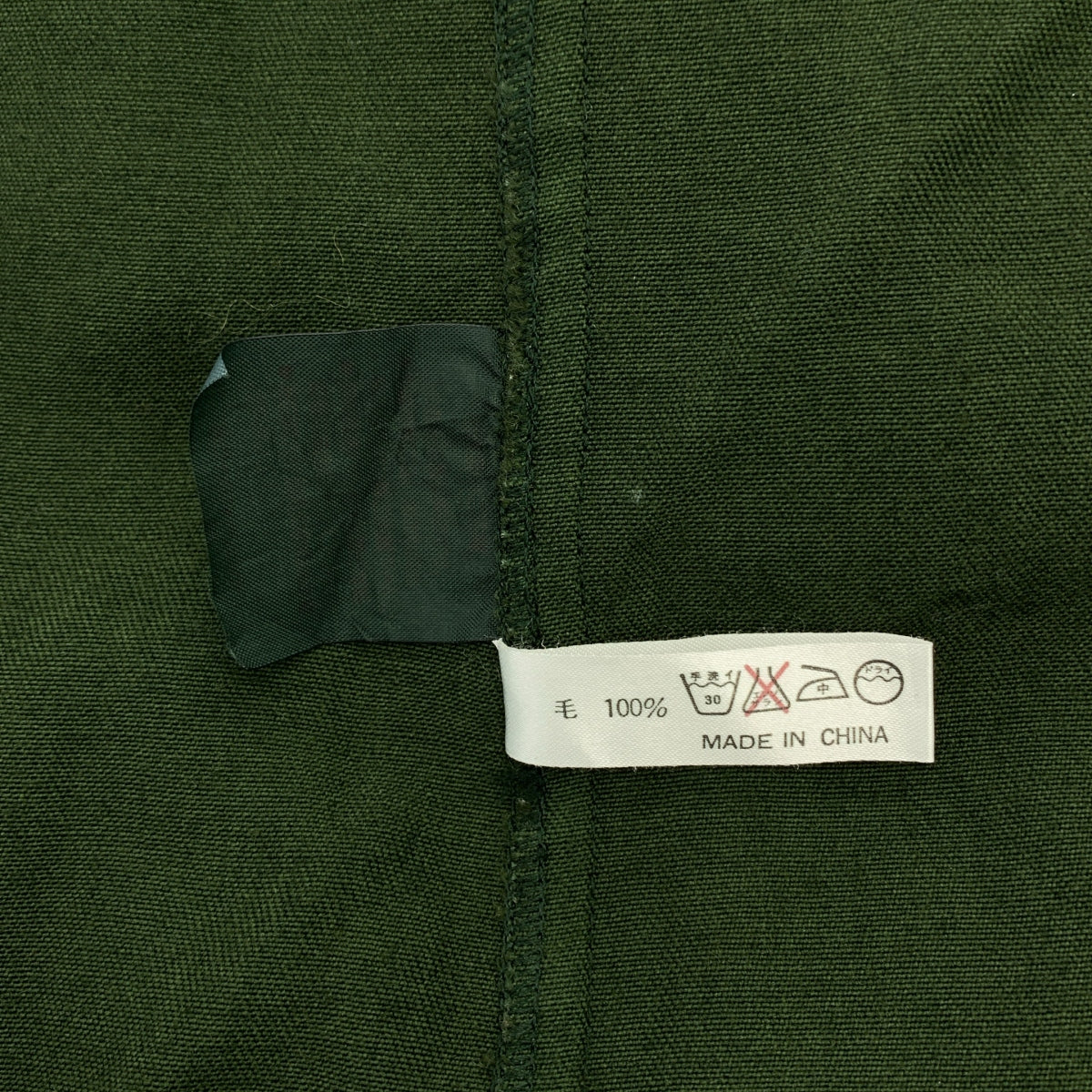 Y's for living / ワイズフォーリビング | 染め加工 変形 ボタンレス オーバー シャツ カーディガン | オリーブ | レディース