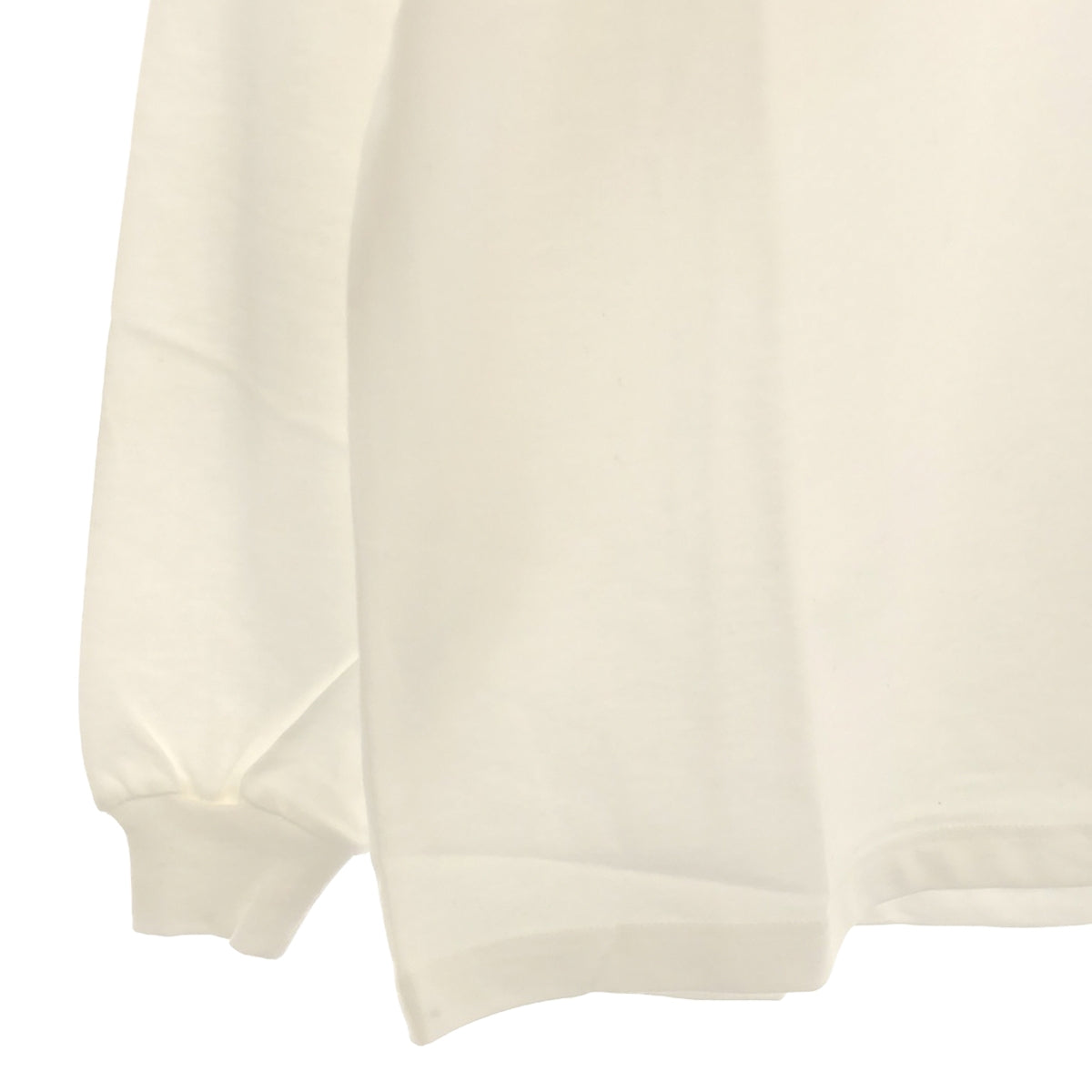 [新] GOD SELECTION XXX / 神之選 |長袖T卹/印花剪裁和縫製| S |白色 |男士