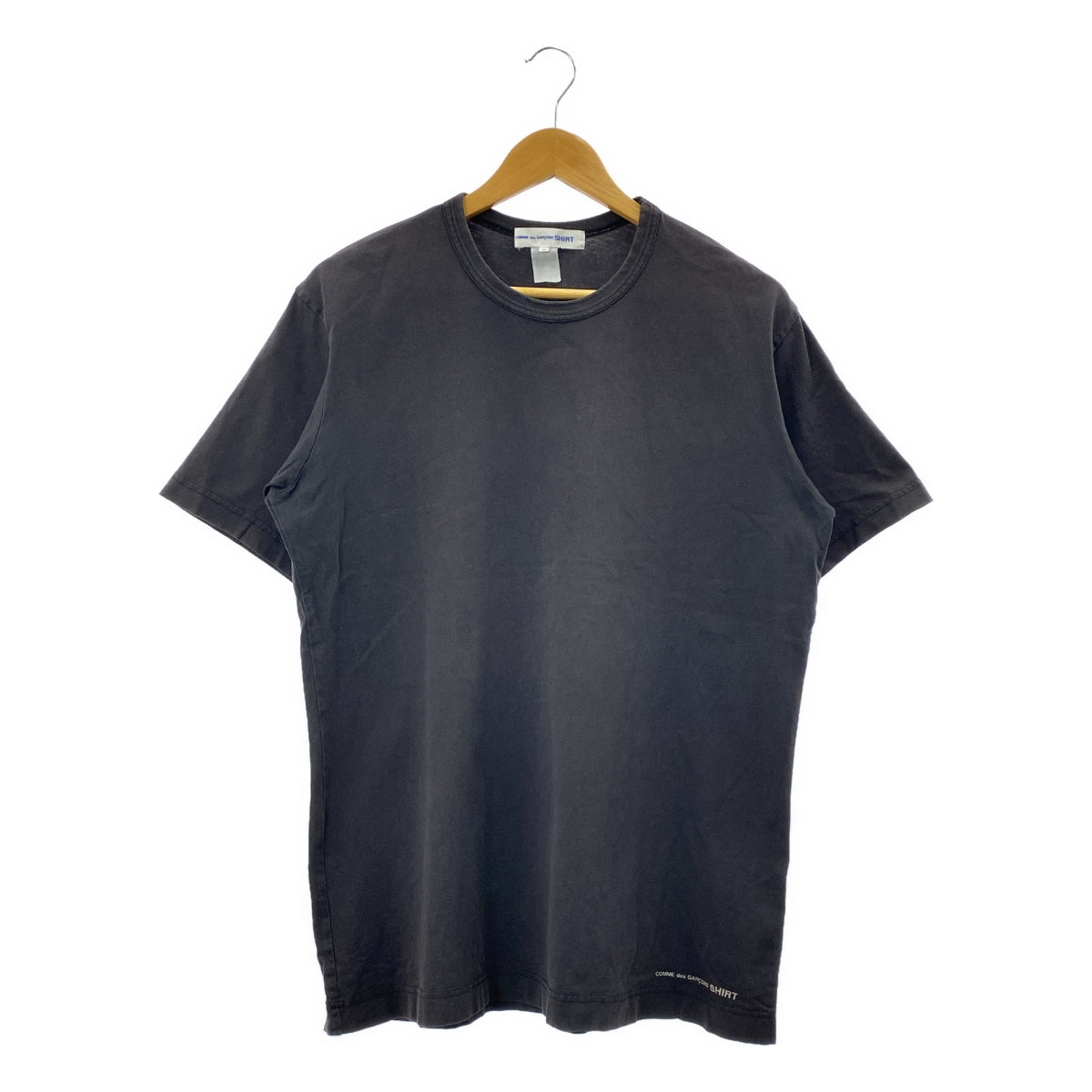 COMME des GARCONS SHIRT / 콤데 갤슨 셔츠 | 원포인트 로고 티셔츠 컷소우 | X | 남성