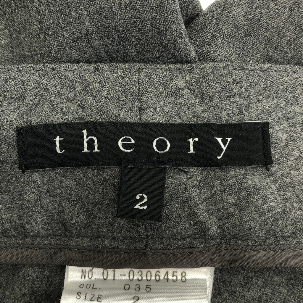 theory / 세오리 | 스트레치 울 슬랙스 팬츠 | 2 | 회색 | 여성