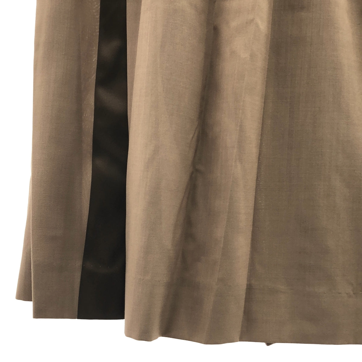 sacai / サカイ | Suiting Mix Skirt スーチング ミックス カーゴ スカート | 2 | ベージュ / ブラウン | レディース