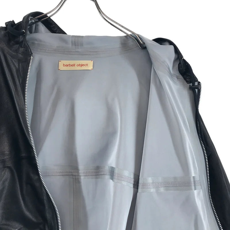 barbell object / 槓鈴飾物 | 2024AW | FAKER JKT 羊皮拉鍊外套 | 2 | 男裝