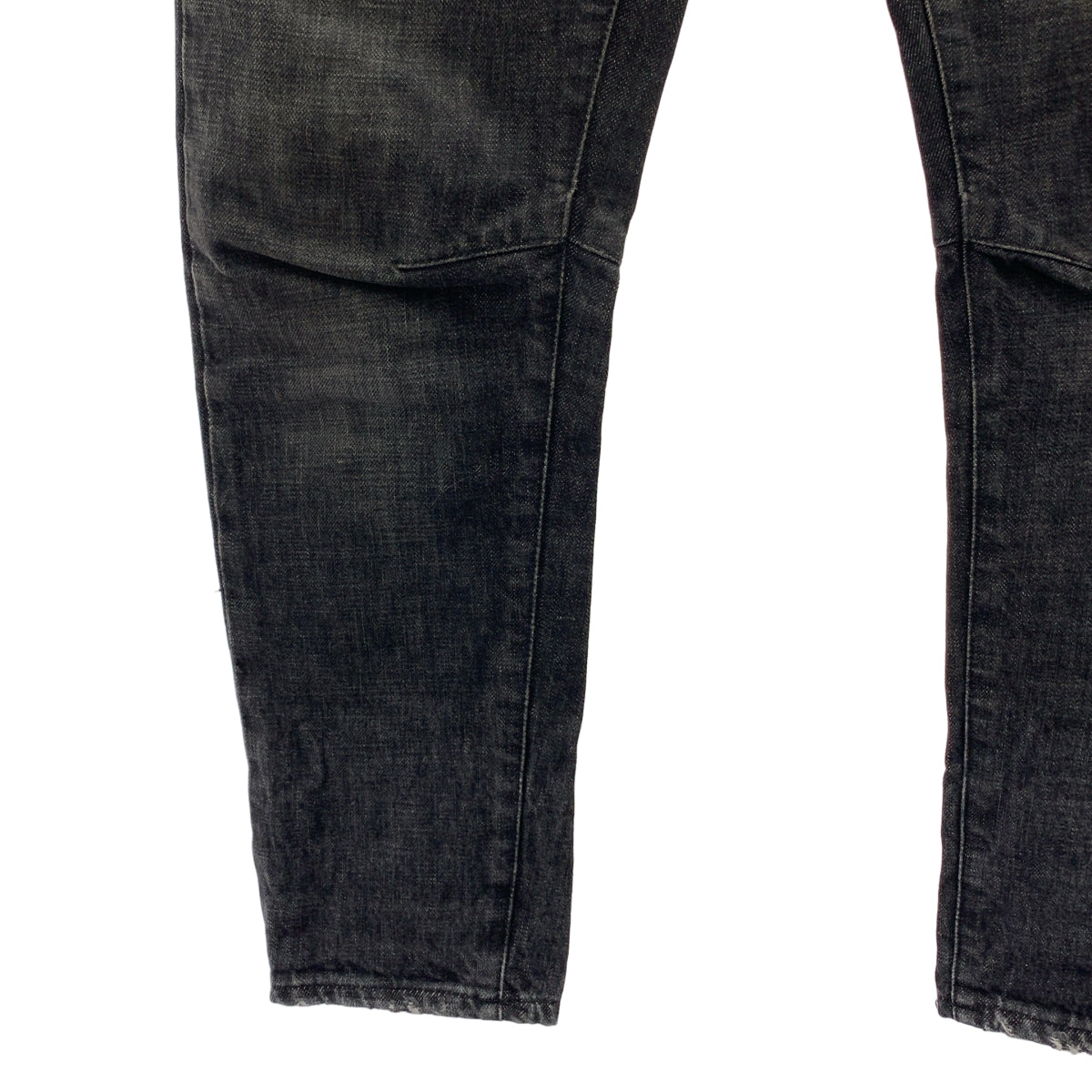 BALMAIN / 발만 | 입체 봉제 데미지 가공 데님 팬츠 | 27 | 남성