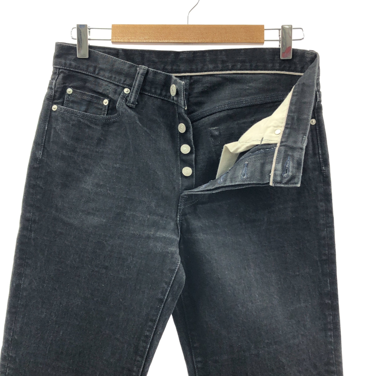 OPUS JAPAN / オーパスジャパン | × OZONO DENIM オオゾノデニム別注 / Zelkova 5ポケット デニムパンツ | 34 | ブラック | メンズ