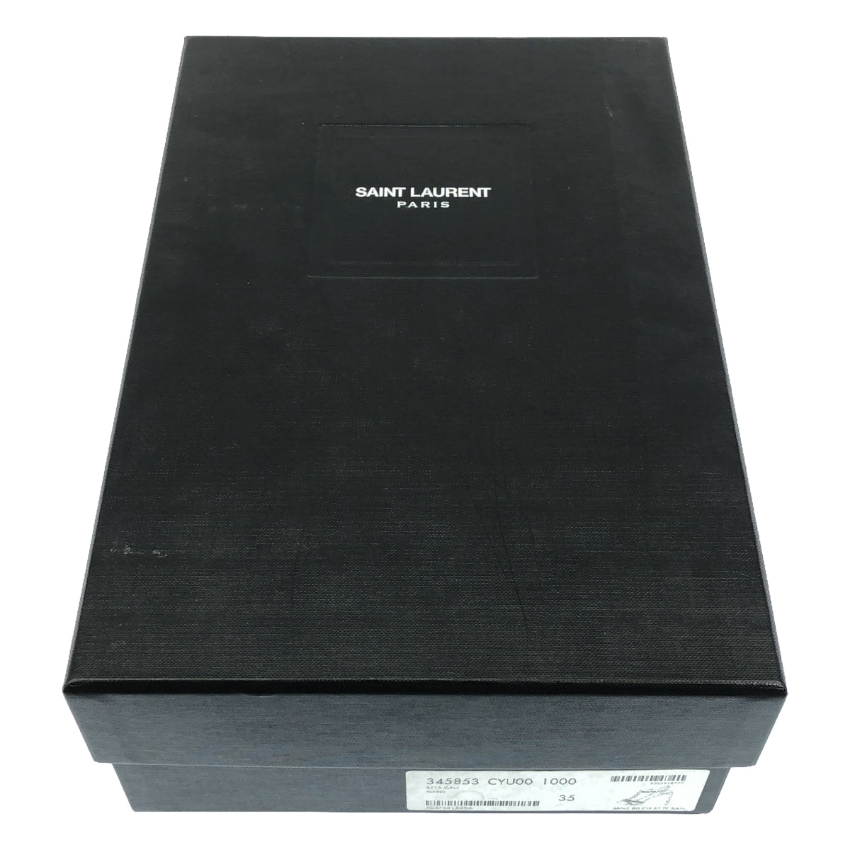 SAINT LAURENT PARIS / サンローランパリ | パール チェーン ストラップ ハイヒール サンダル | 35 | ブラック | レディース