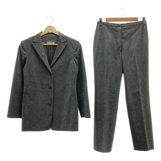 JIL SANDER | Wool cashmere tailored jacket and pants / set | 34 | Women's