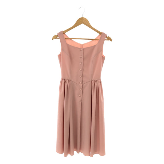 [Good Condition] Rene | Sleeveless Flare Dress | Size 32 | Pink | Women's