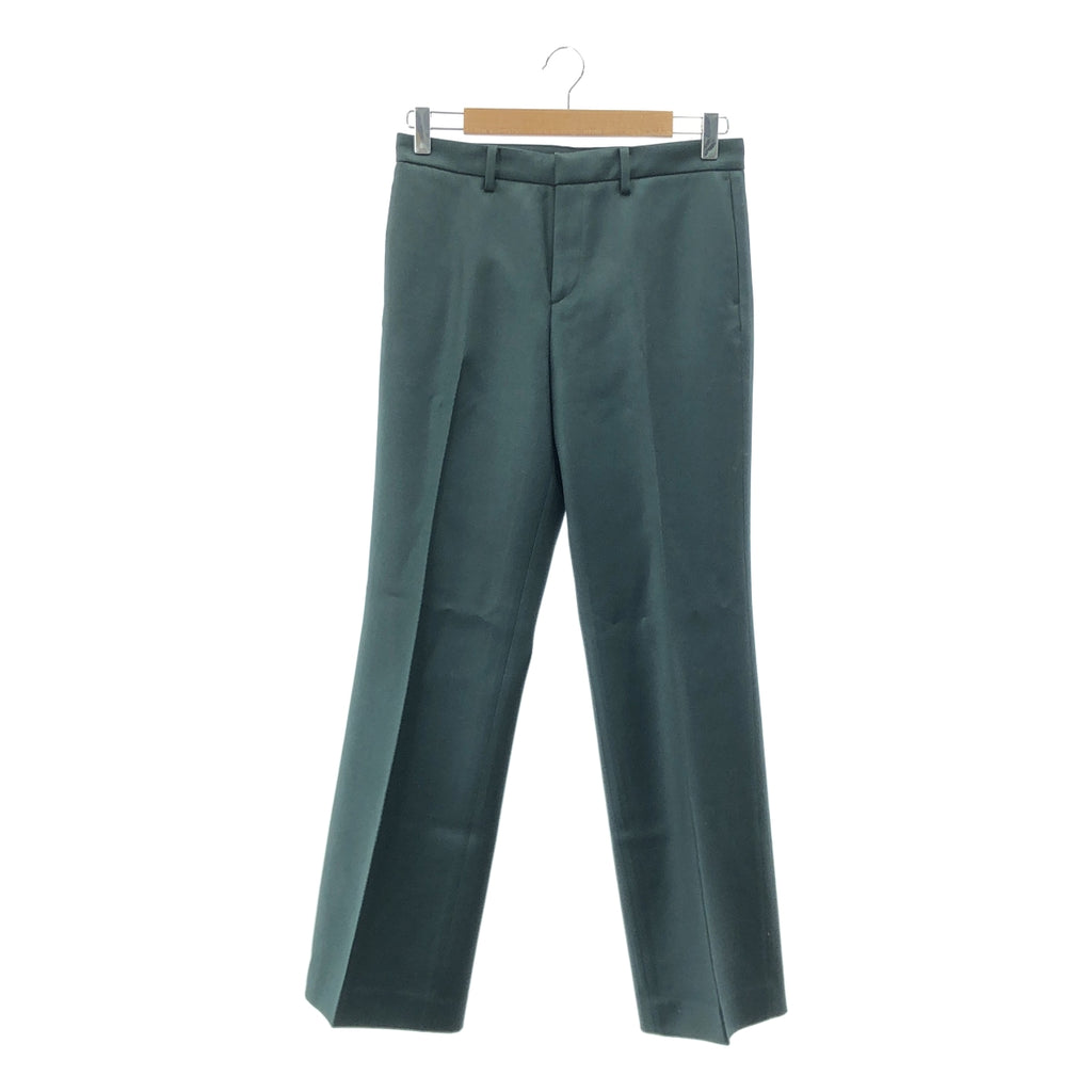 【美品】  AP STUDIO / エーピーストゥディオ | 2021AW | SCENTOF / センタープレス ブーツカット フレアパンツ | 36 | ダークグリーン | レディース