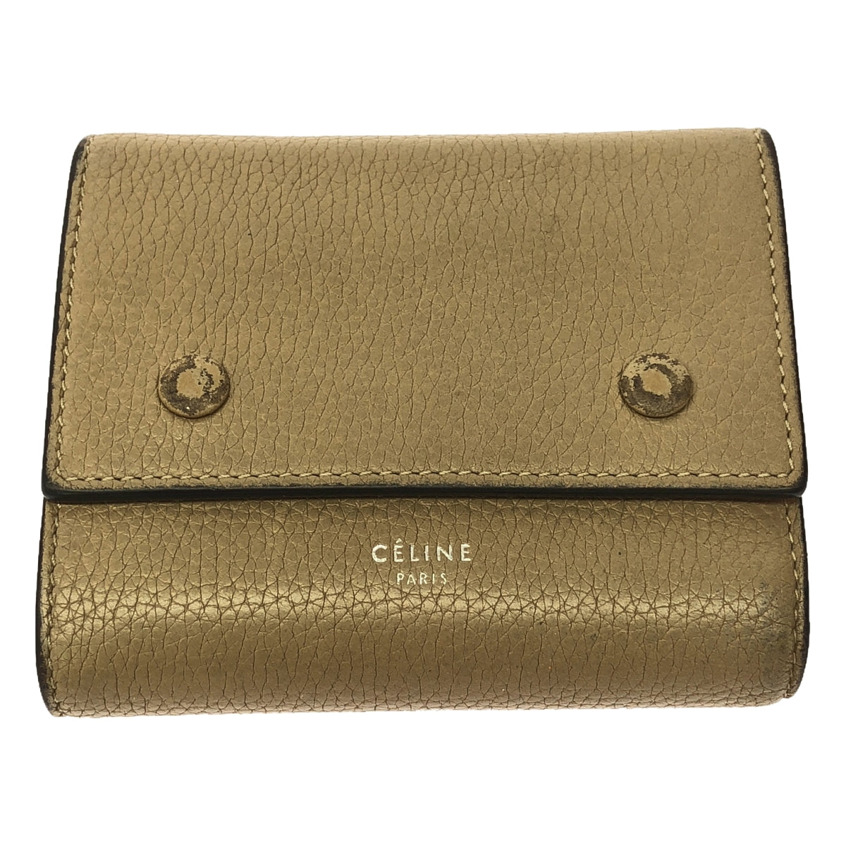 CELINE / 셀린느 | 피비기 가죽 컴팩트 지갑 지갑 |
