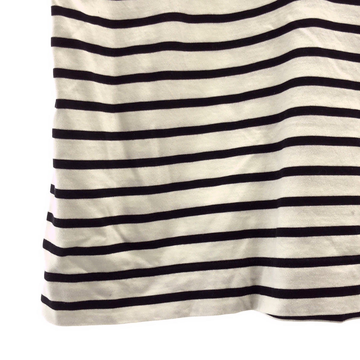 N.HOOLYWOOD / エヌハリウッド | COMPILE BORDER / ボーダー オーバーシルエット スリット Tシャツ カットソー | 38 | メンズ