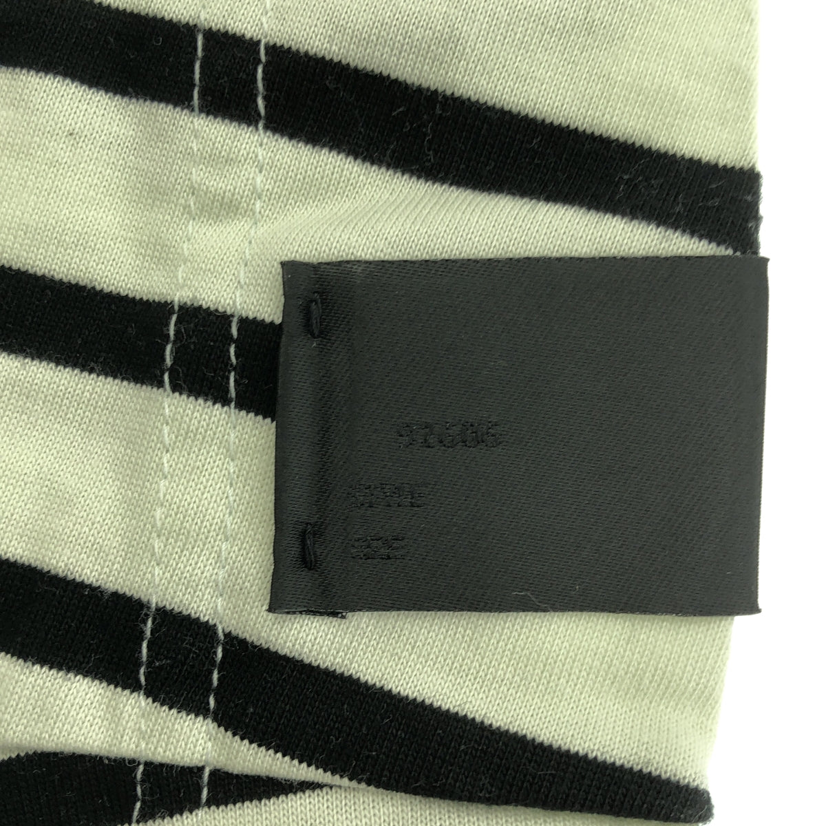 N.HOOLYWOOD / エヌハリウッド | COMPILE BORDER / ボーダー オーバーシルエット スリット Tシャツ カットソー | 38 | メンズ