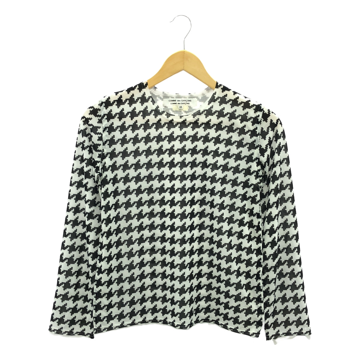 COMME des GARCONS COMME des GARCONS / Comme des | 2009AW | Houndstooth print cut and sew | XS | Black/White | Women's