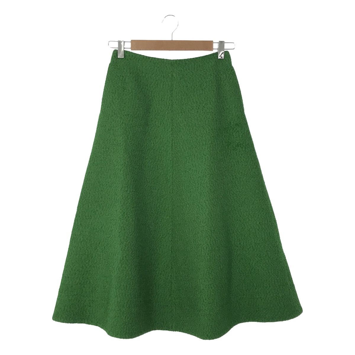 VERMEIL par iena / 베르메유파예나 | 2022AW | 트위드 세미 플레어 스커트 | 36 | 그린 | 여성