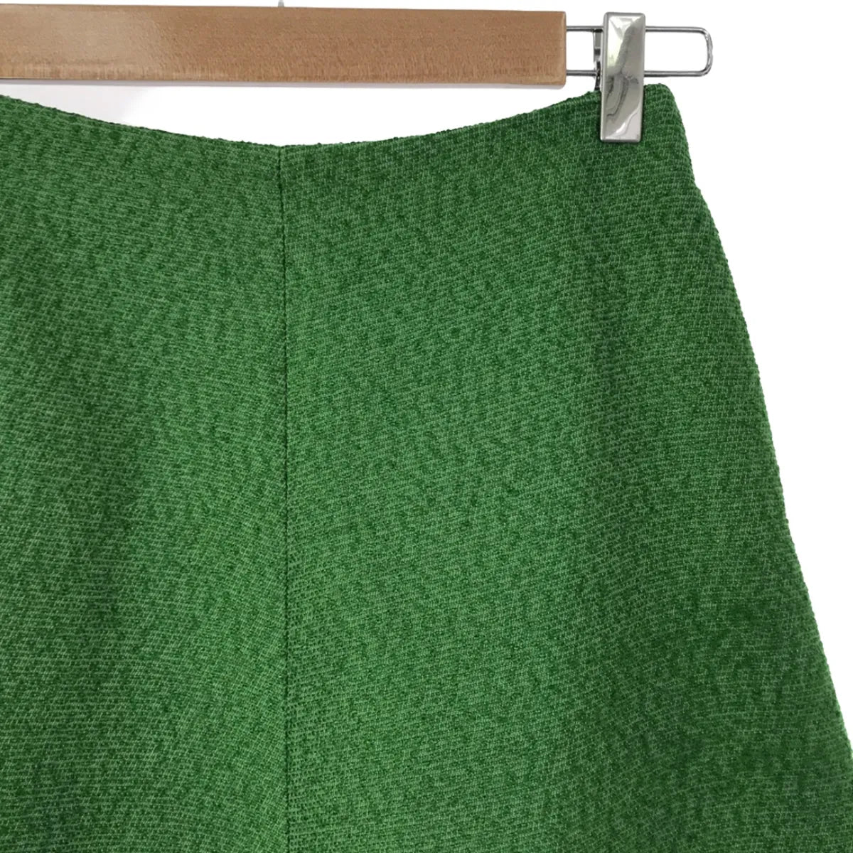 VERMEIL par iena / ヴェルメイユパーイエナ | 2022AW | ツイードセミフレアスカート | 36 | グリーン | レディース