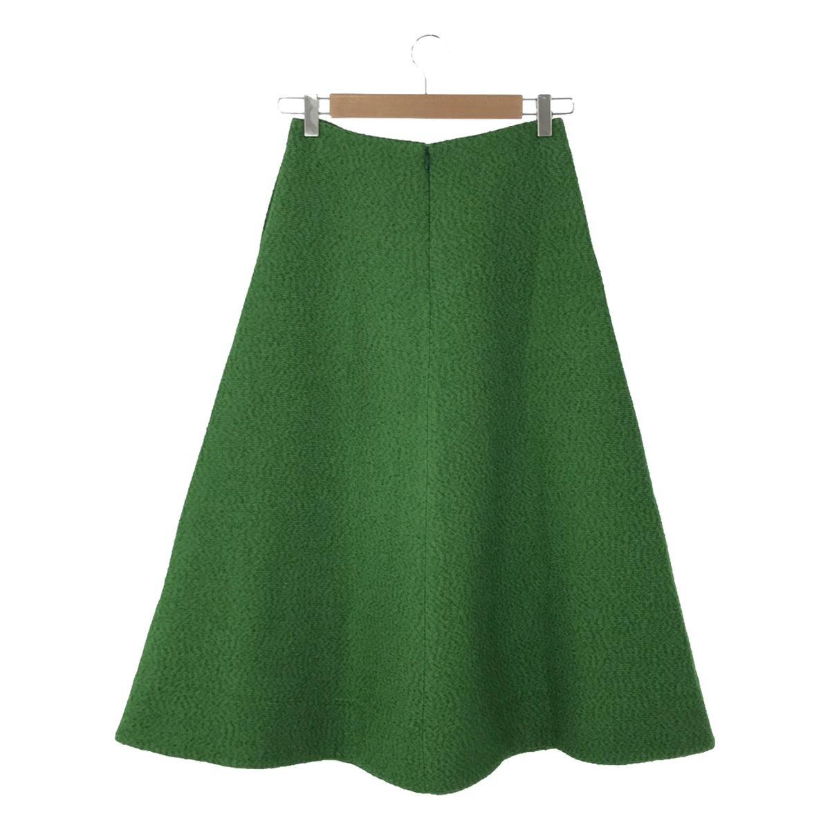 VERMEIL par iena / 베르메유파예나 | 2022AW | 트위드 세미 플레어 스커트 | 36 | 그린 | 여성