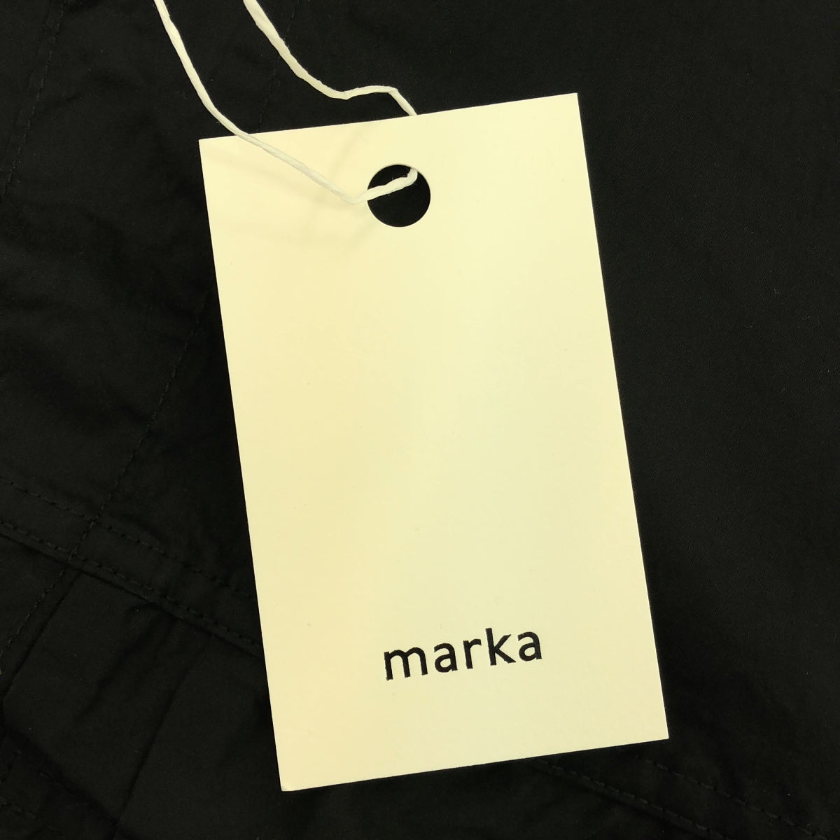 【美品】  marka / マーカ | オーガニックコットンシルク高密度タイプライター / PARKING別注TYPE-2トラッカージャケット | 1 | black | メンズ