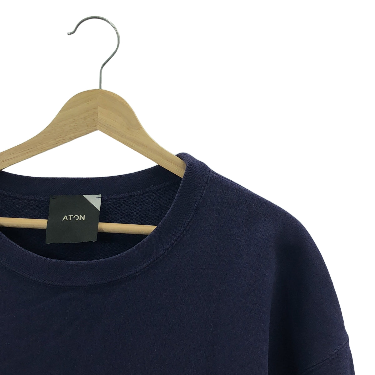 ATON / エイトン | CREWNECK PULLOVER クルーネック プルオーバー スウェット | 6 | ネイビー | メンズ