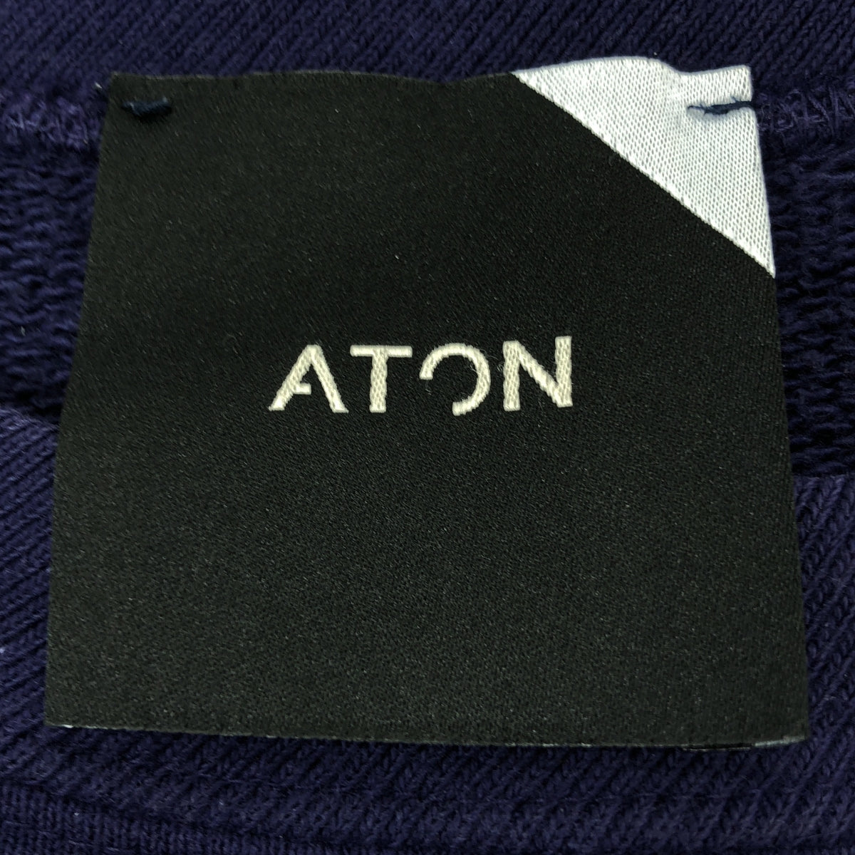ATON / エイトン | CREWNECK PULLOVER クルーネック プルオーバー スウェット | 6 | ネイビー | メンズ