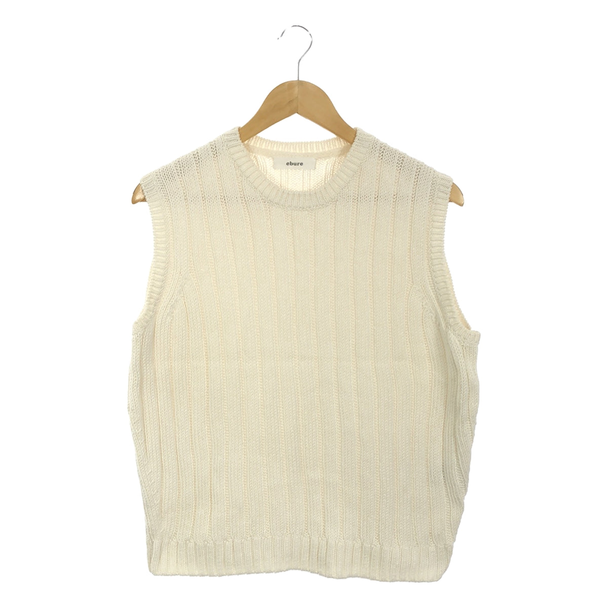 ebure / Ebur | Cotton knit vest pullover | F | Women's