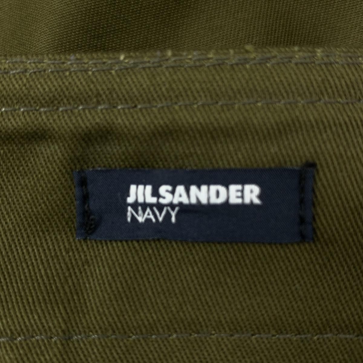 JIL SANDER NAVY / ジルサンダーネイビー | ハイウエスト ワイド チノパンツ | 36 | レディース