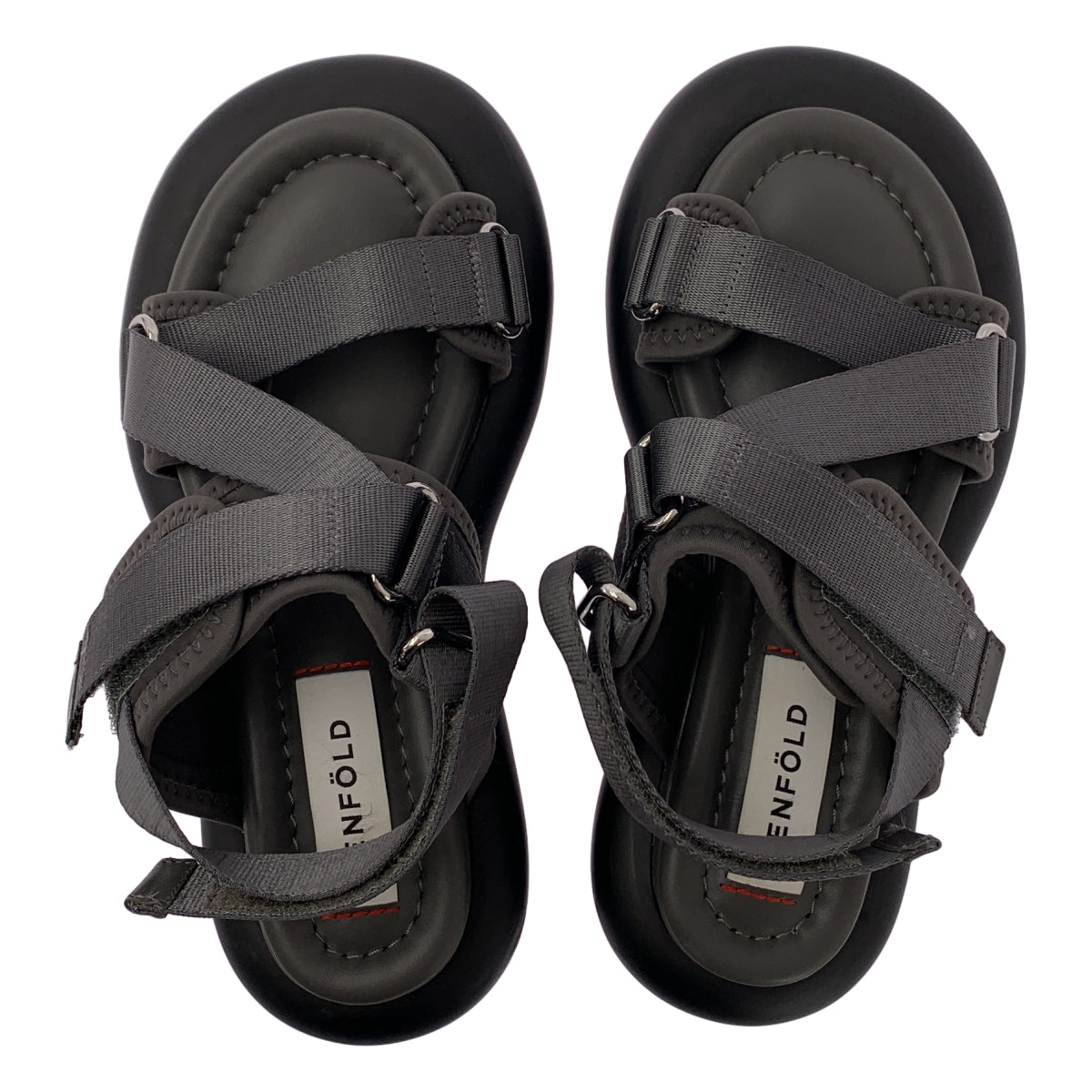 ENFOLD / 엠 폴드 | 2023AW | TUBE-SOLE SANDAL 튜브 구두창 샌들 | 36 |