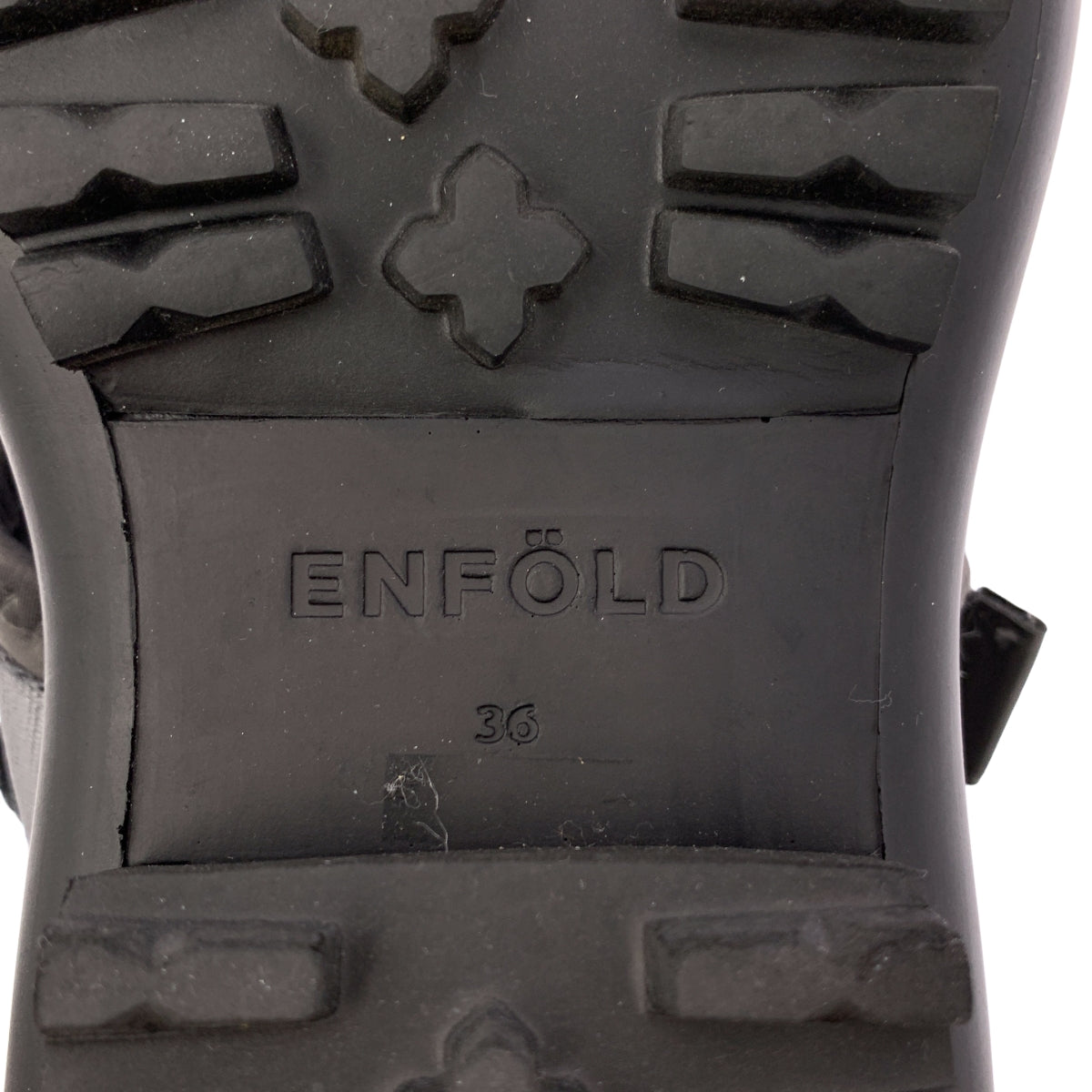 ENFOLD / 엠 폴드 | 2023AW | TUBE-SOLE SANDAL 튜브 구두창 샌들 | 36 |
