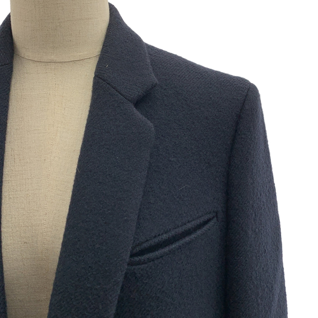 CELINE / セリーヌ | フィービー期 ウール クロンビーコート | 34 | ネイビー | レディース