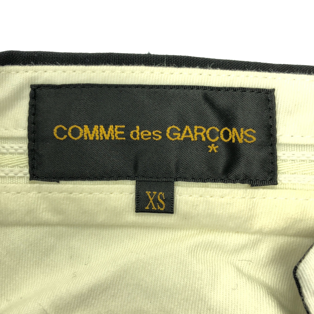 COMME des GARÇONS | 2014 春天夏季 | 繫帶羊毛褲 | XS 碼 | 黑色 | 女款