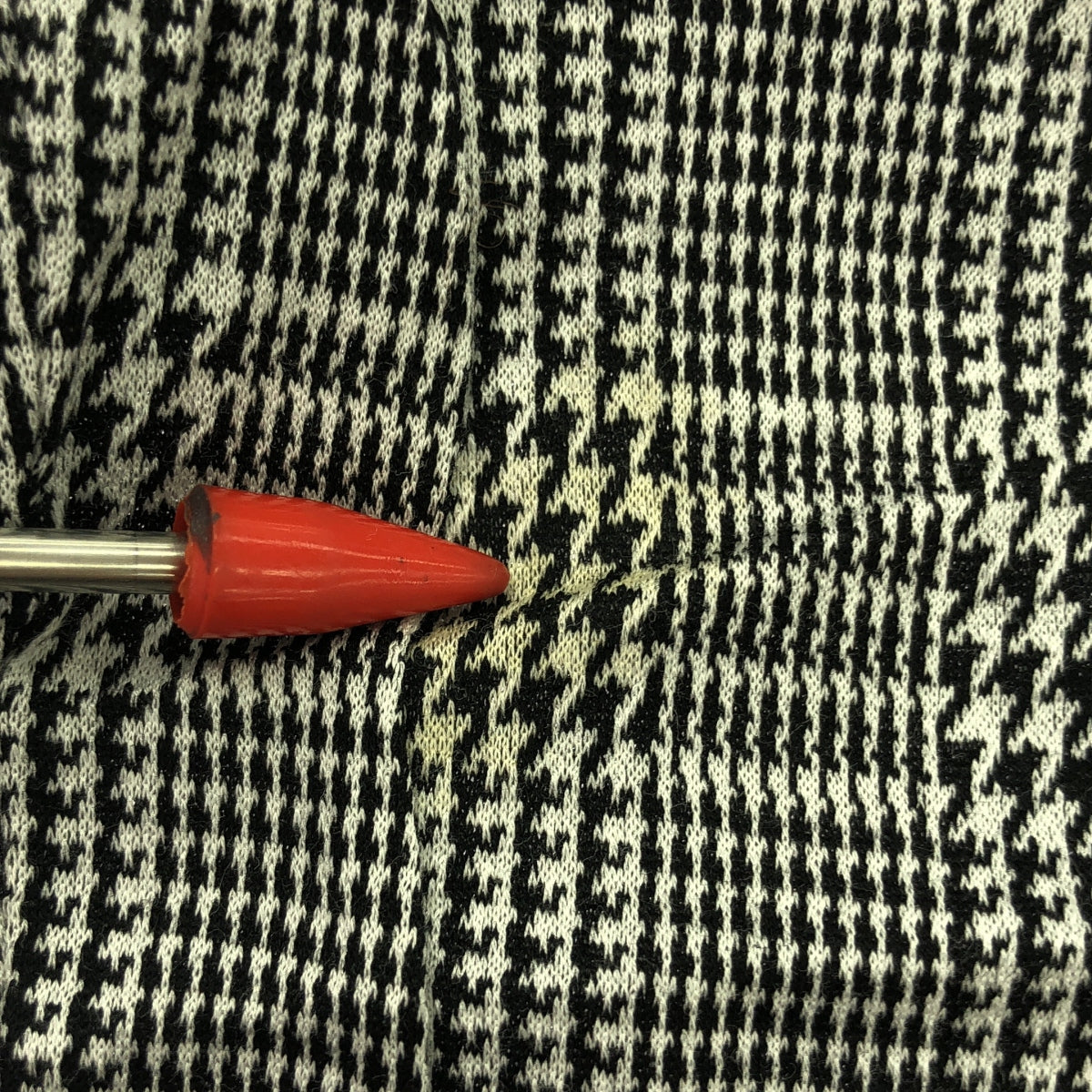 JUNYA WATANABE COMME des GARCONS / 渡邊淳也 | 2010春夏 |千鳥格緊身褲休閒褲 |白色/黑色 |女性的