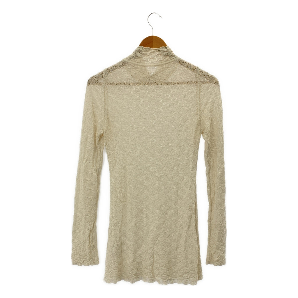 Mame Kurogouchi / マメクロゴウチ | Knitted Lace Top レース ハイネック トップス | 1 | レディース